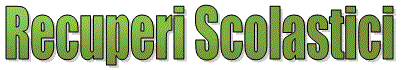 RECUPERI SCOLASTICI