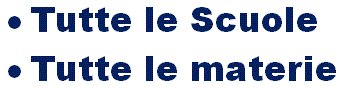 Tutte le Scuole tutte le materie